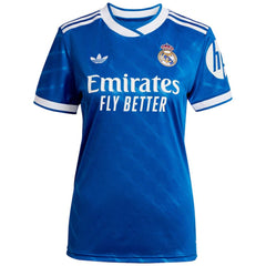 Real Madrid Women's 2025/26 Third Replica Custom Jersey - Adidas Blue