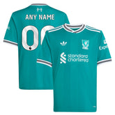 Liverpool Youth 2025/26 Third Replica Custom Jersey - Adidas Green
