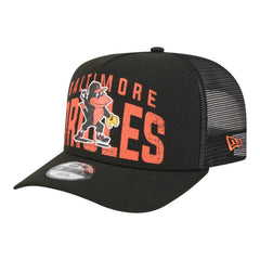 MLB Baltimore Orioles New Era Youth Logo Fade A-Frame 9FIFTY Snapback Hat