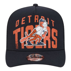 MLB Detroit Tigers New Era Youth Logo Fade A-Frame 9FIFTY Snapback Hat
