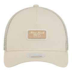 MLB New York Mets New Era Women's Tonal Patch 9FORTY M-Crown A-Frame Trucker Adjustable Hat