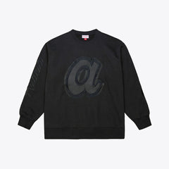 MLB Atlanta Braves Mitchell & Ness Phantom Fleece Crewneck Sweatshirt