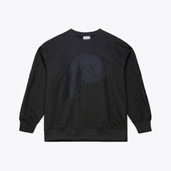 MLB Philadelphia Phillies Mitchell & Ness Phantom Fleece Crewneck Sweatshirt