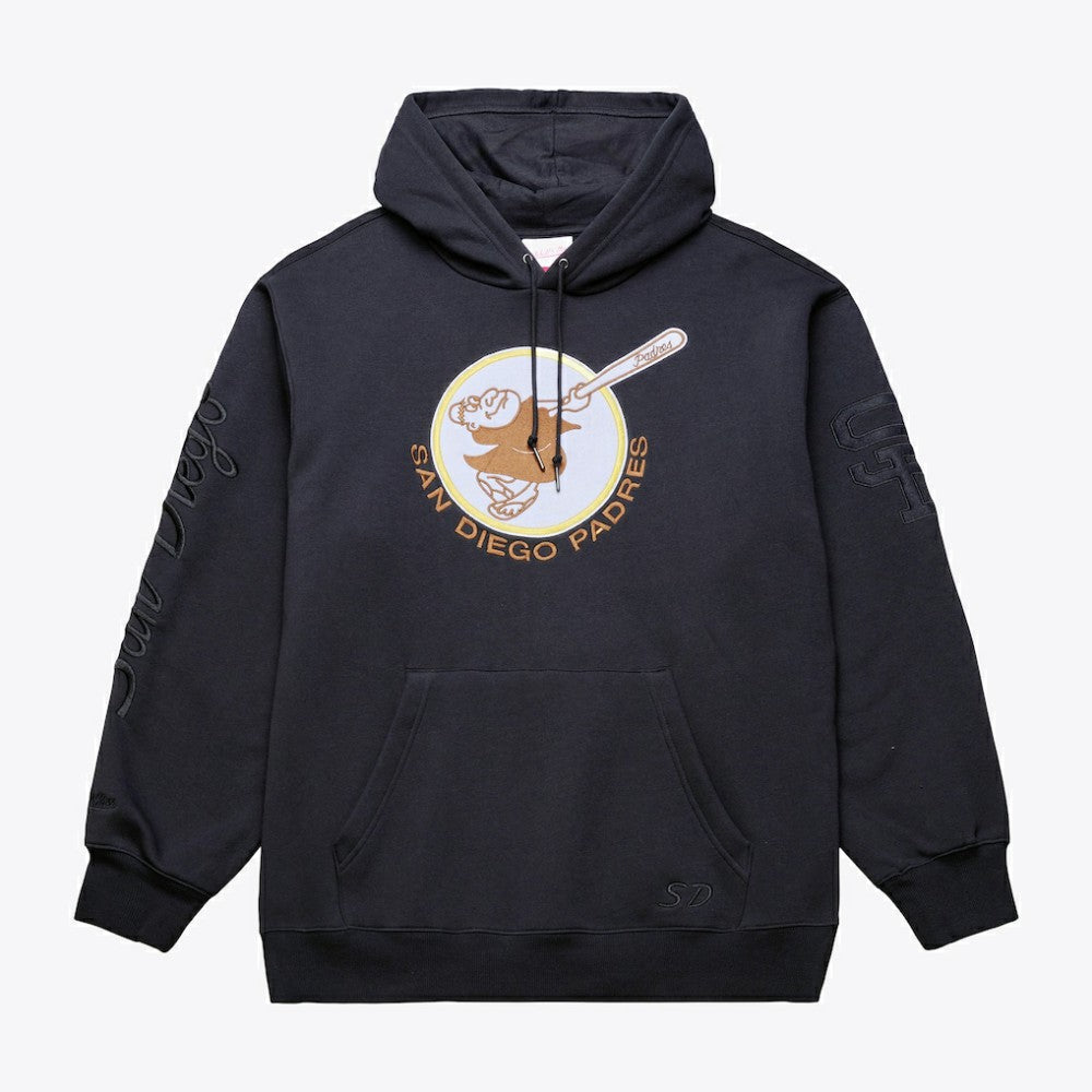 MLB San Diego Padres Mitchell & Ness Phantom Fleece Hoodie