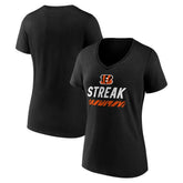 Women's Streak V-Neck T-Shirt - Cincinnati Bengals