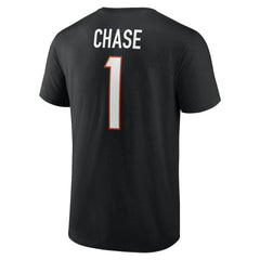 Ja'Marr Chase Icon Name & Number T-Shirt - Cincinnati Bengals