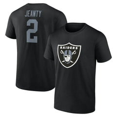 Ashton Jeanty Icon Name & Number T-Shirt - Las Vegas Raiders