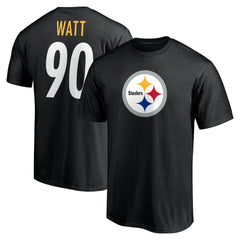 T.J. Watt Icon Name & Number T-Shirt - Pittsburgh Steelers