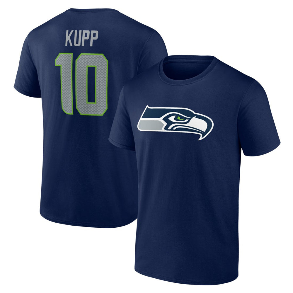 Cooper Kupp Icon Name & Number T-Shirt - Seattle Seahawks