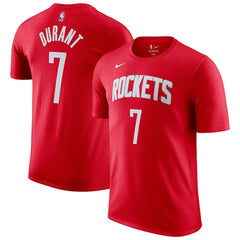 NBA Kevin Durant Houston Rockets Icon Edition Name & Number T-Shirt sale