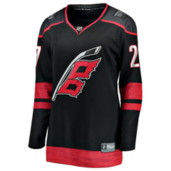 NHL Black Nikolaj Ehlers Carolina Hurricanes Fanatics Women's Home Breakaway Jersey