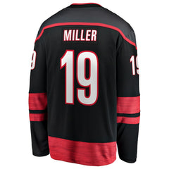 NHL Black K'Andre Miller Carolina Hurricanes Fanatics Home Breakaway Jersey