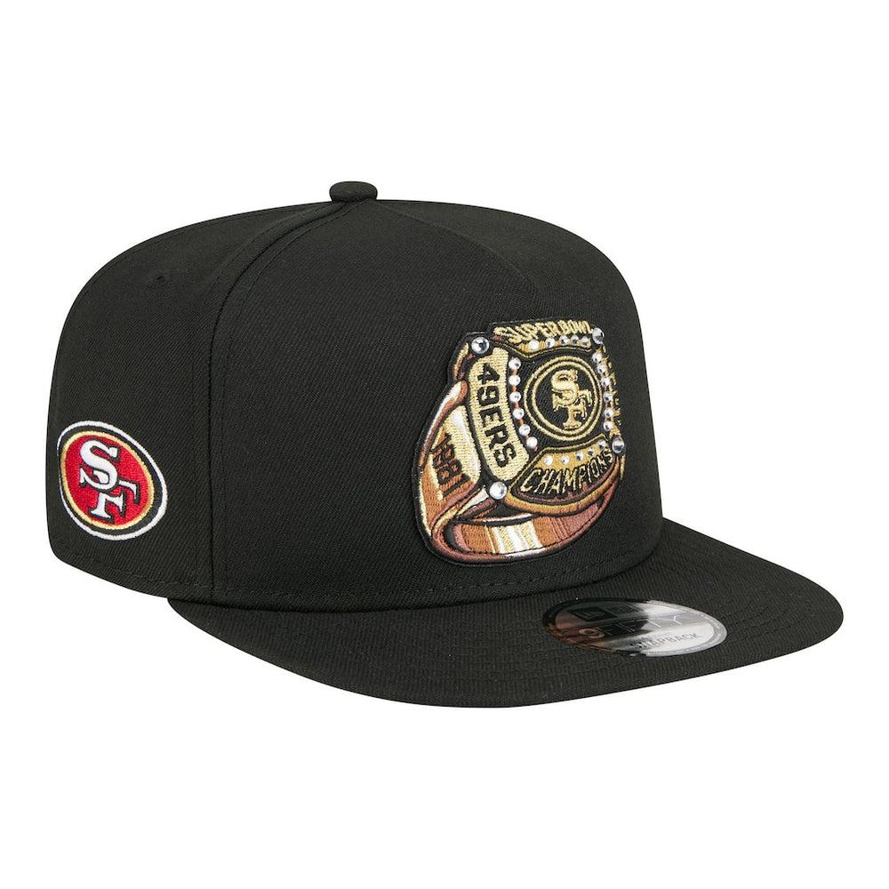 Super Bowl Ring 9FIFTY A-Frame Adjustable Hat - San Francisco 49ers