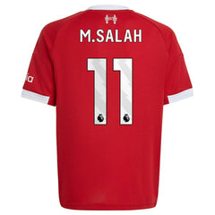 Mohamed Salah Liverpool Youth 2025/26 Home Replica Jersey - Adidas Red