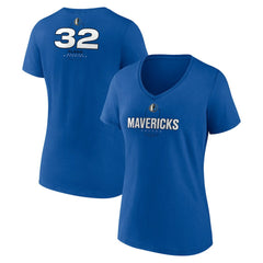 NBA Cooper Flagg Dallas Mavericks Women's Name & Number V-Neck T-Shirt sale