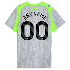 Manchester City Women's 2025/26 Third Replica Custom Jersey - Puma Green/Neon Green