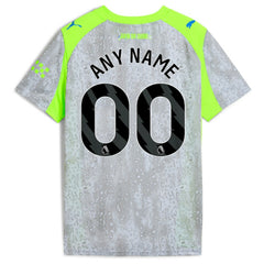Manchester City Youth 2025/26 Third Replica Custom Jersey - Puma Green/Neon Green
