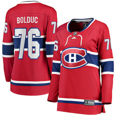 NHL Red Zack Bolduc Montreal Canadiens Fanatics Women's Home Breakaway Jersey