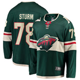 NHL Green Nico Sturm Minnesota Wild Fanatics Home Breakaway Jersey