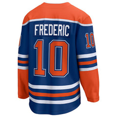 NHL Royal Trent Frederic Edmonton Oilers Fanatics Home Breakaway Jersey