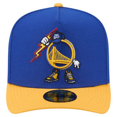 NBA Golden State Warriors Injection Cartoon Logo A-Frame 59FIFTY Fitted Hat sale