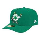 NBA Boston Celtics Injection Cartoon Logo A-Frame 59FIFTY Fitted Hat
