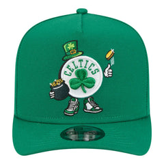 NBA Boston Celtics Injection Cartoon Logo A-Frame 9FIFTY Adjustable Hat