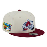 NHL White/Burgundy Colorado Avalanche New Era Injection Localized Two-Tone 9FIFTY Snapback Hat