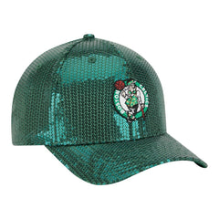 NBA Boston Celtics Women's Sequin M-Crown 9FORTY Adjustable Hat