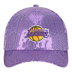 NBA Los Angeles Lakers Women's Sequin M-Crown 9FORTY Adjustable Hat