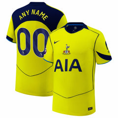 Tottenham Hotspur 2025/26 Third Custom Jersey - Nike Yellow