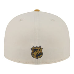 NHL Cream/Tan Anaheim Ducks New Era Colorpack Two-Tone 59FIFTY Fitted Hat