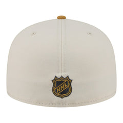 NHL Cream/Tan Boston Bruins New Era Colorpack Two-Tone 59FIFTY Fitted Hat