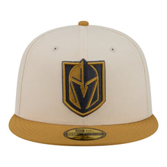 NHL Cream/Tan Vegas Golden Knights New Era Colorpack Two-Tone 59FIFTY Fitted Hat
