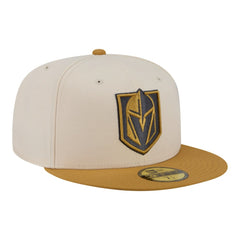NHL Cream/Tan Vegas Golden Knights New Era Colorpack Two-Tone 59FIFTY Fitted Hat