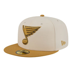 NHL Cream/Tan St. Louis Blues New Era Colorpack Two-Tone 59FIFTY Fitted Hat