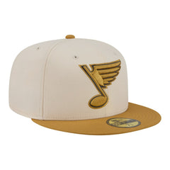 NHL Cream/Tan St. Louis Blues New Era Colorpack Two-Tone 59FIFTY Fitted Hat