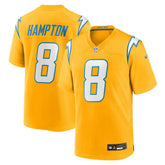 Omarion Hampton Alternate Charger Power Game Player Jersey - Los Angeles Chargers