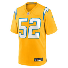 Khalil Mack Alternate Charger Power Game Player Jersey - Los Angeles Chargers