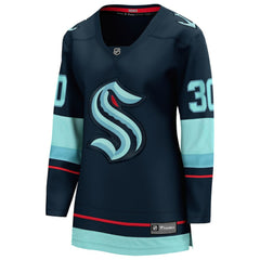 NHL Deep Sea Blue Matt Murray Seattle Kraken Fanatics Women's Home Breakaway Jersey