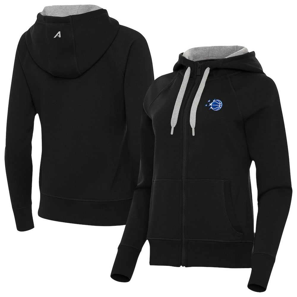 NBA Orlando Magic Antigua Women's New Logo Victory Full-Zip Hooded Sweatshirt