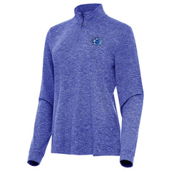 NBA Orlando Magic Antigua Women's New Logo Mentor Long Sleeve Quarter-Zip Mock Polo