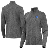 NBA Orlando Magic Antigua Women's New Logo Mentor Long Sleeve Quarter-Zip Mock Polo