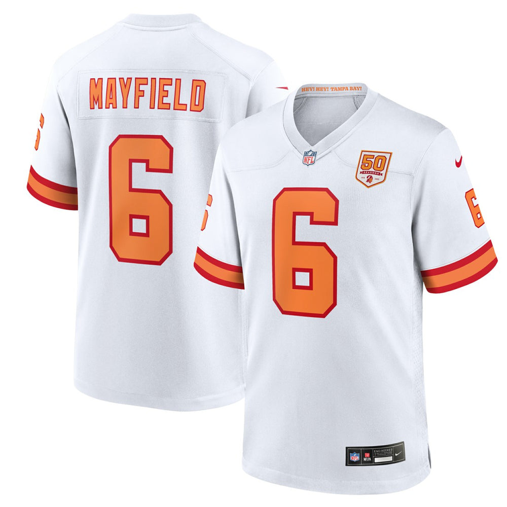 Baker Mayfield '76 50th Season Game Jersey - Tampa Bay Buccaneers