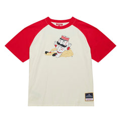 MLB Cincinnati Reds Mitchell & Ness Women's Boyfriend Raglan T-Shirt