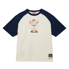 MLB Atlanta Braves Mitchell & Ness Women's Boyfriend Raglan T-Shirt