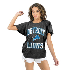 Gameday Couture Women's Relaxed Flutter Sleeve T-Shirt - Detroit Lions