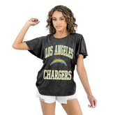 Gameday Couture Women's Relaxed Flutter Sleeve T-Shirt - Los Angeles Chargers