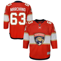 NHL Red Brad Marchand Florida Panthers Outerstuff Youth Premier Player Jersey