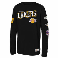 NBA Los Angeles Lakers Youth Hardwood Classics Training Camp Long Sleeve T-Shirt